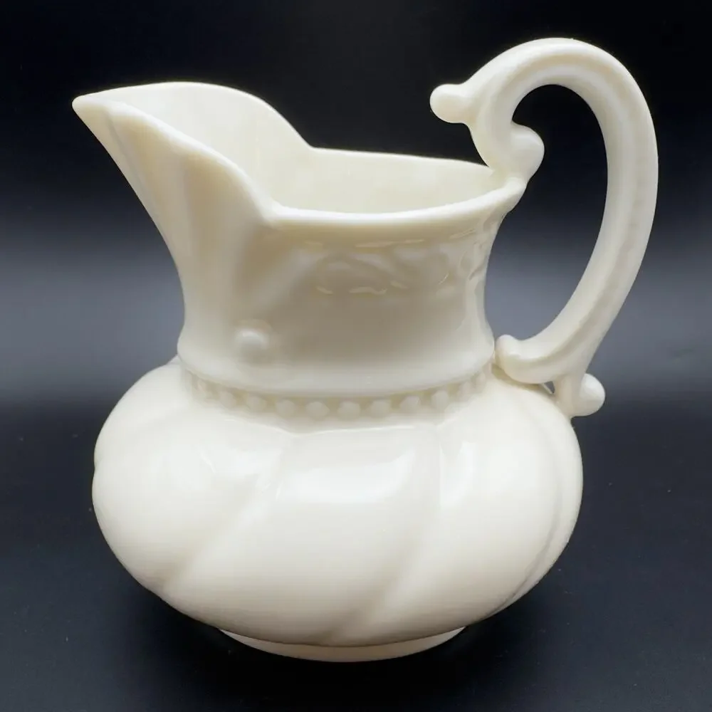 Vintage Lenox Porcelain Creamer Syrup Server Colonial Collection Blue Mark 5